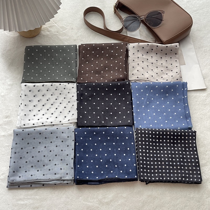 Bandana Cotton - Damska apaszka z wąsami, bawełniana kwadratowa