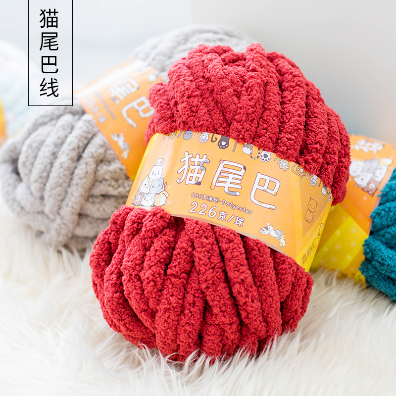 Woven Scarf Blanket - Super gruba przędza do łóżka dla