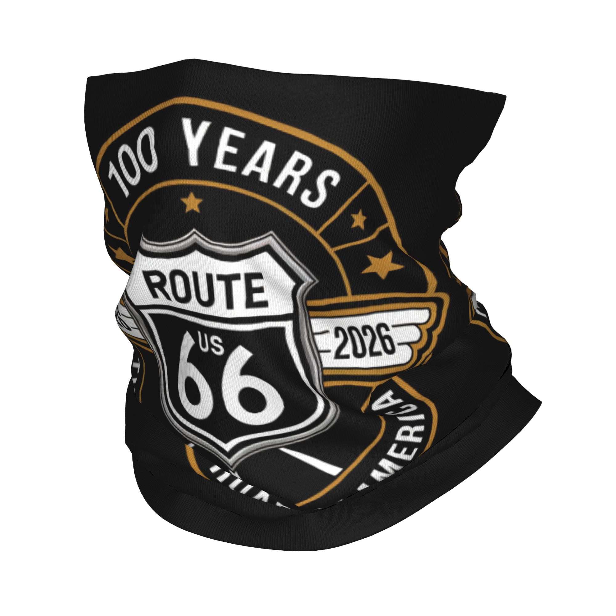 Ascot Neck Scarf - Wielofunkcyjna chusta/bandana Route 66 dla mężczyzn