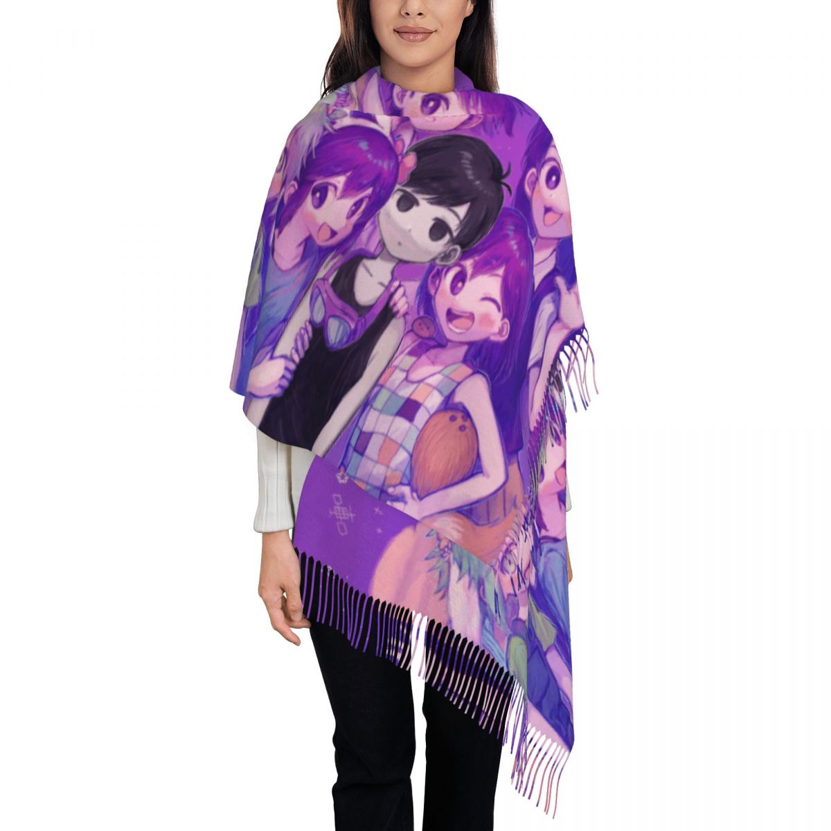 Pashmina Wrap Large - Szal Aubrey Basil Hero Kel Mari