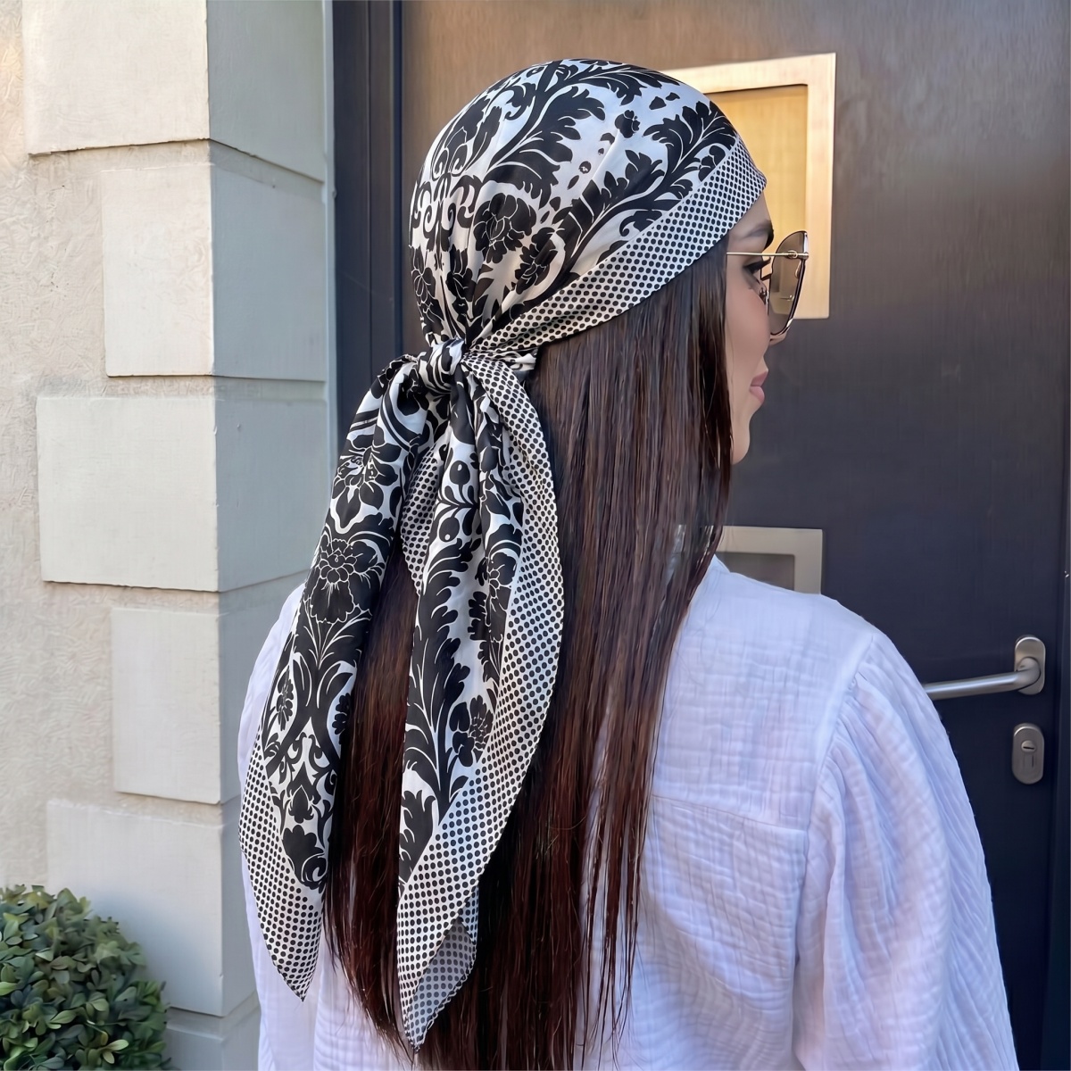 Pashmina Wrap Large - Nowa Damska Jedwabna Kwadratowa Apaszka Szal