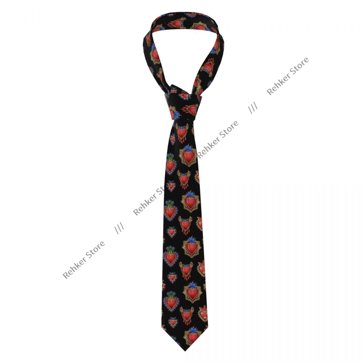 Skinny Tie Men - Męski krawat slim skinny z meksykańskim