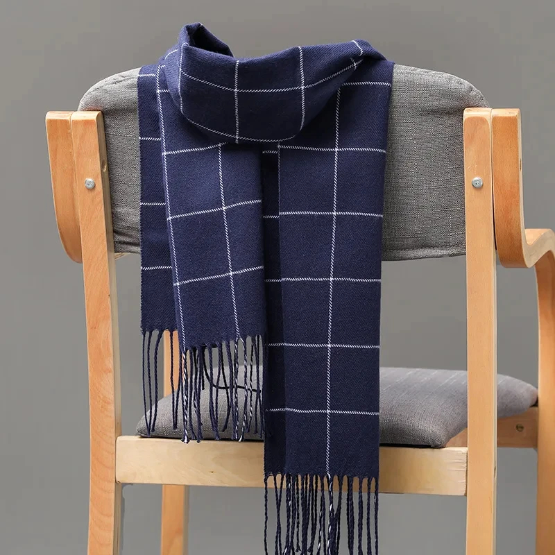 Muffler Men Wool - 2024 Nowy zimowy szalik męski Utrzymuj