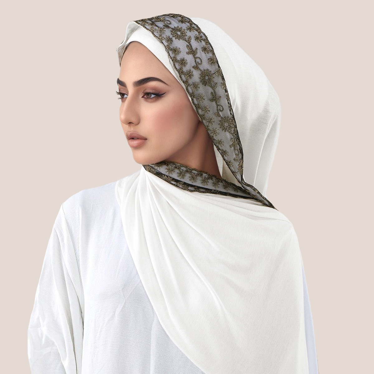 Koronkowy haft, bawełniany dże – Head Wrap Turban recenzja i cena