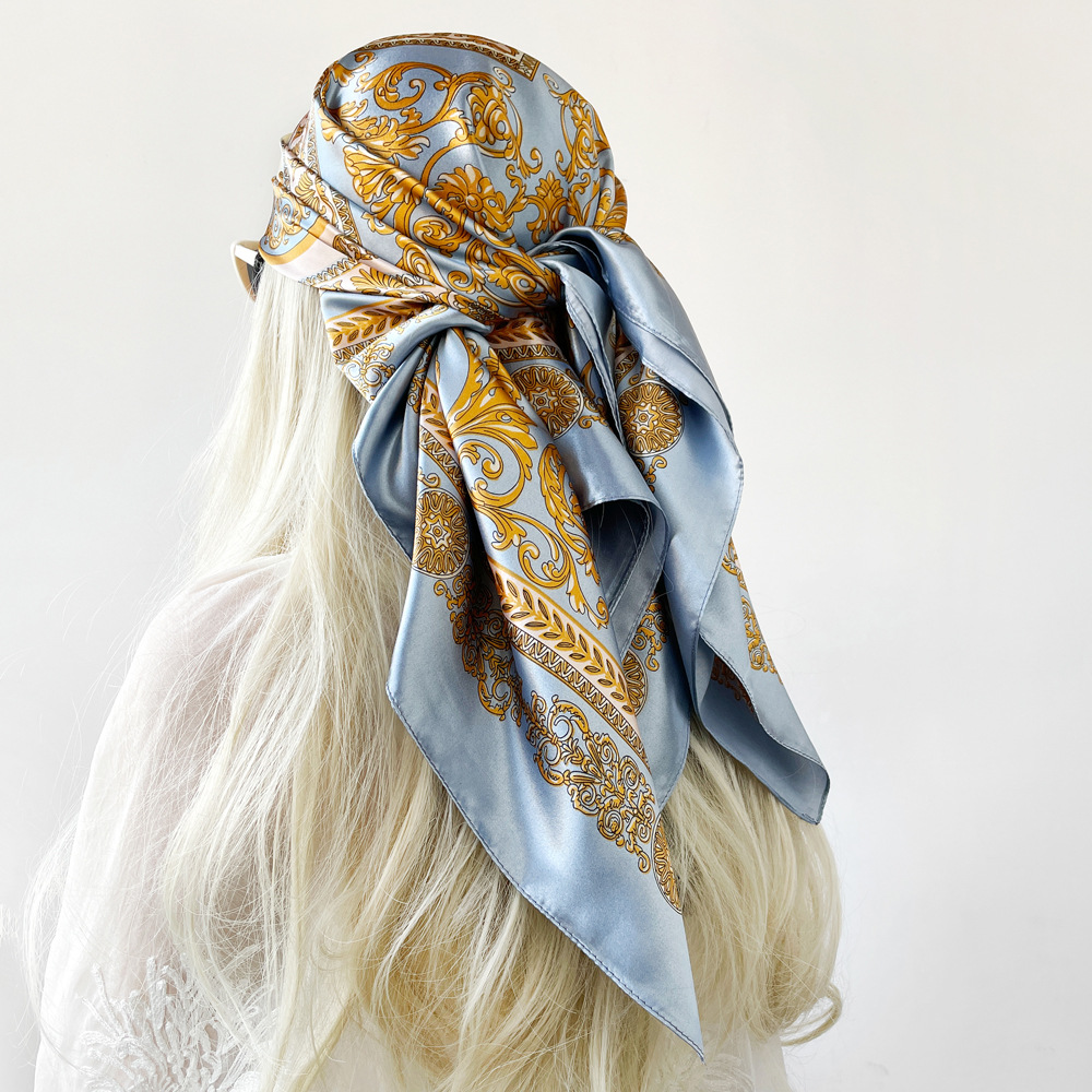 Jedwabna chusta satynowa kwadr – Face Scarf Mask recenzja i cena
