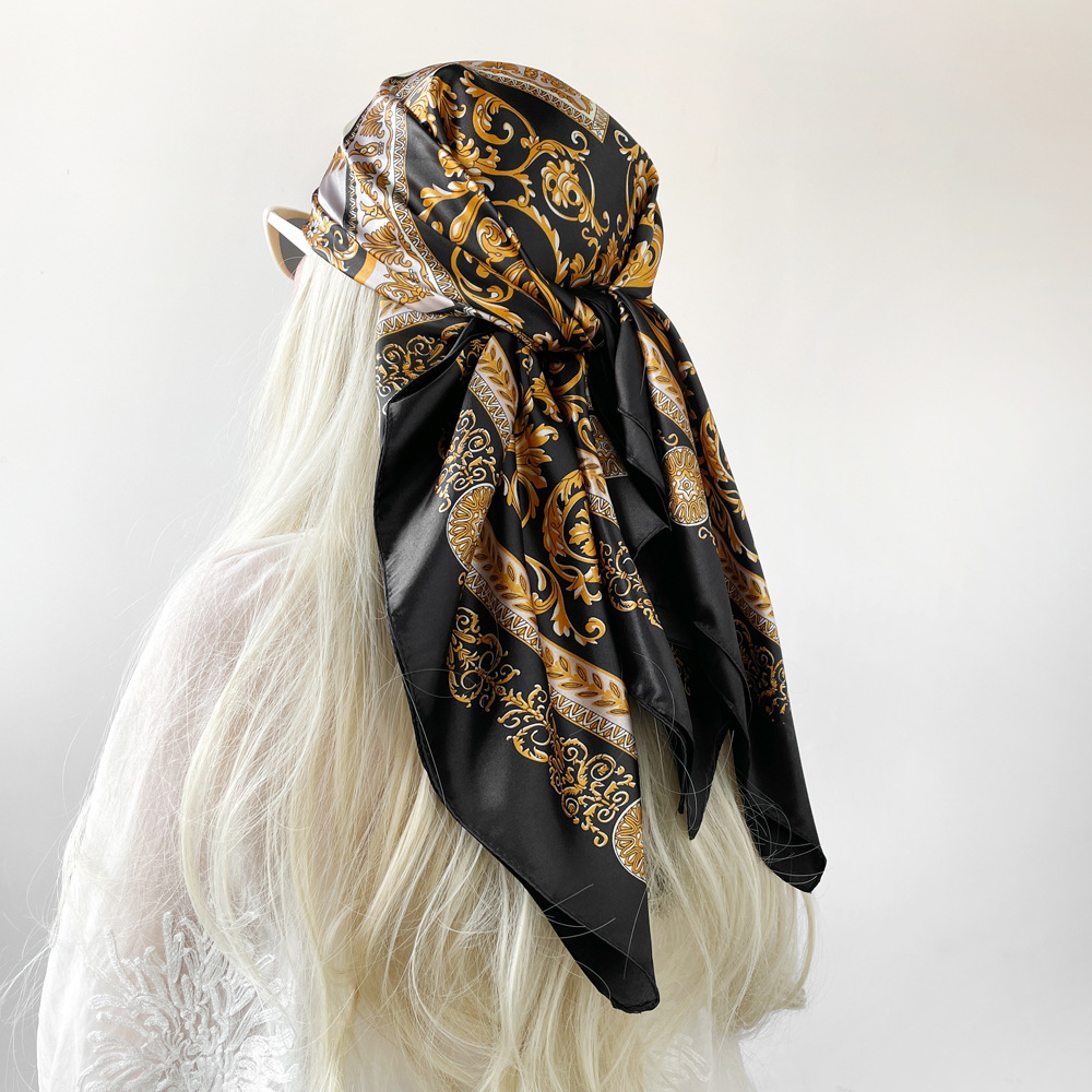 Jedwabna chusta satynowa kwadr – Face Scarf Mask recenzja i cena