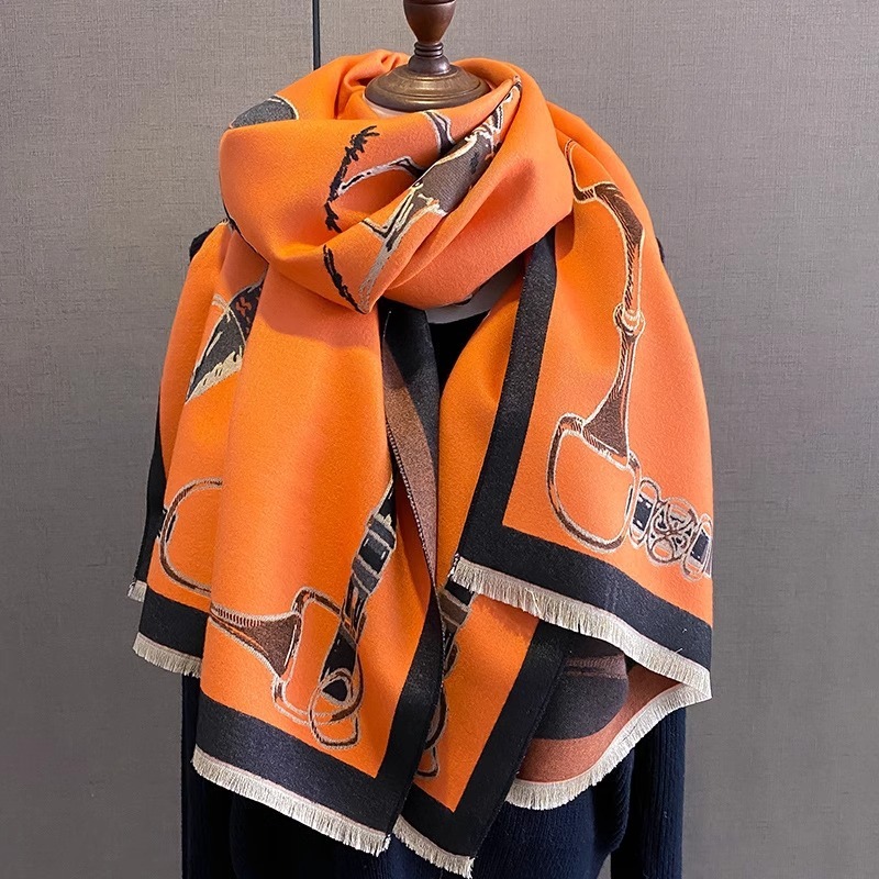 Szalik Retro Rider Horse Imita – Muffler Men Wool recenzja i cena