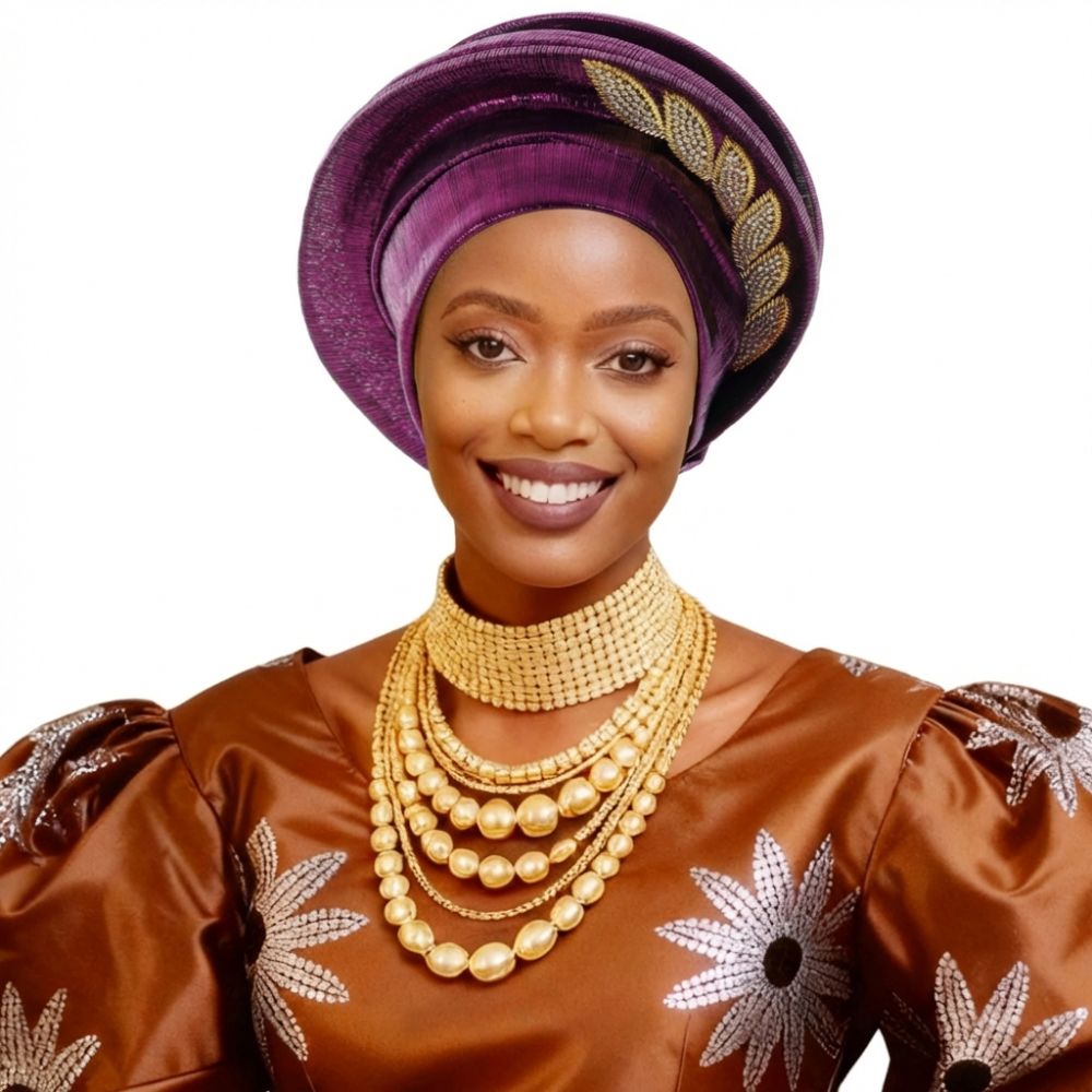 Berety spiralne z diamentami,  – Head Wrap Turban recenzja i cena